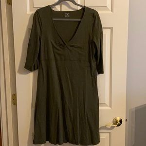 Horny Toad army green XL dress